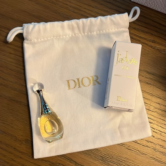 Dior Square Box & Bag Gifting Storage White Gold Samples - Picture 2 of 5